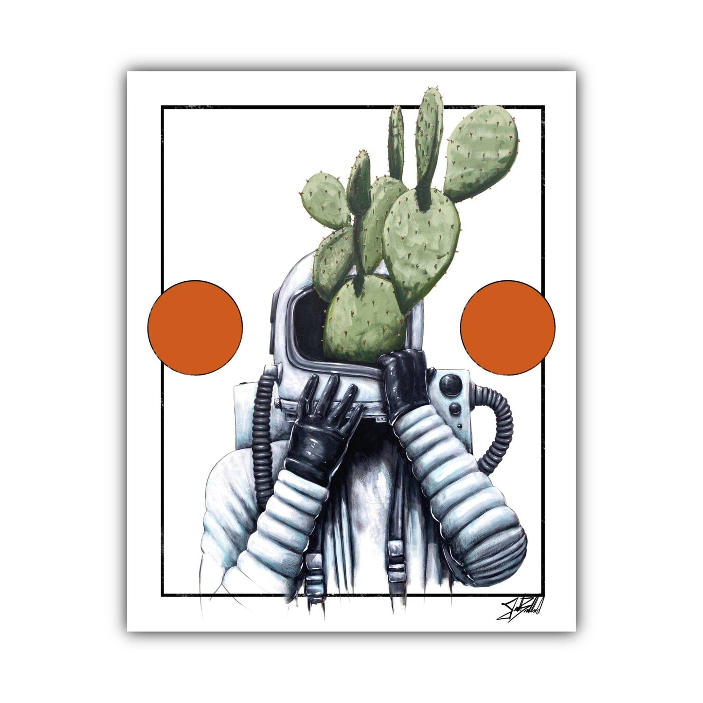 Sonoran Astronaut Paper Print