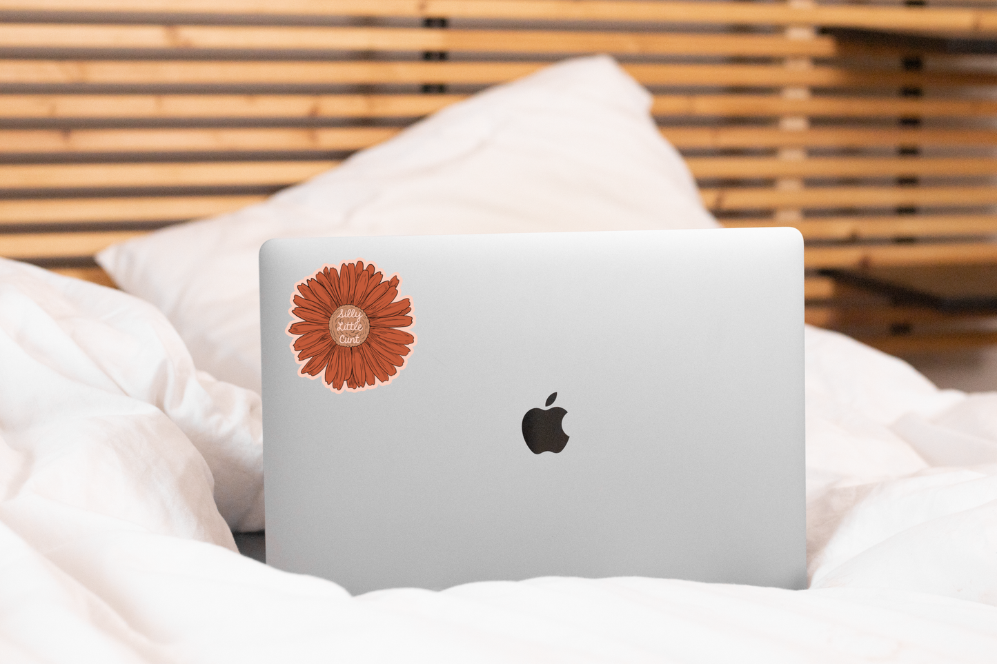 Silly Little Cunt Sticker - boho, daisy, funny, cute, shop