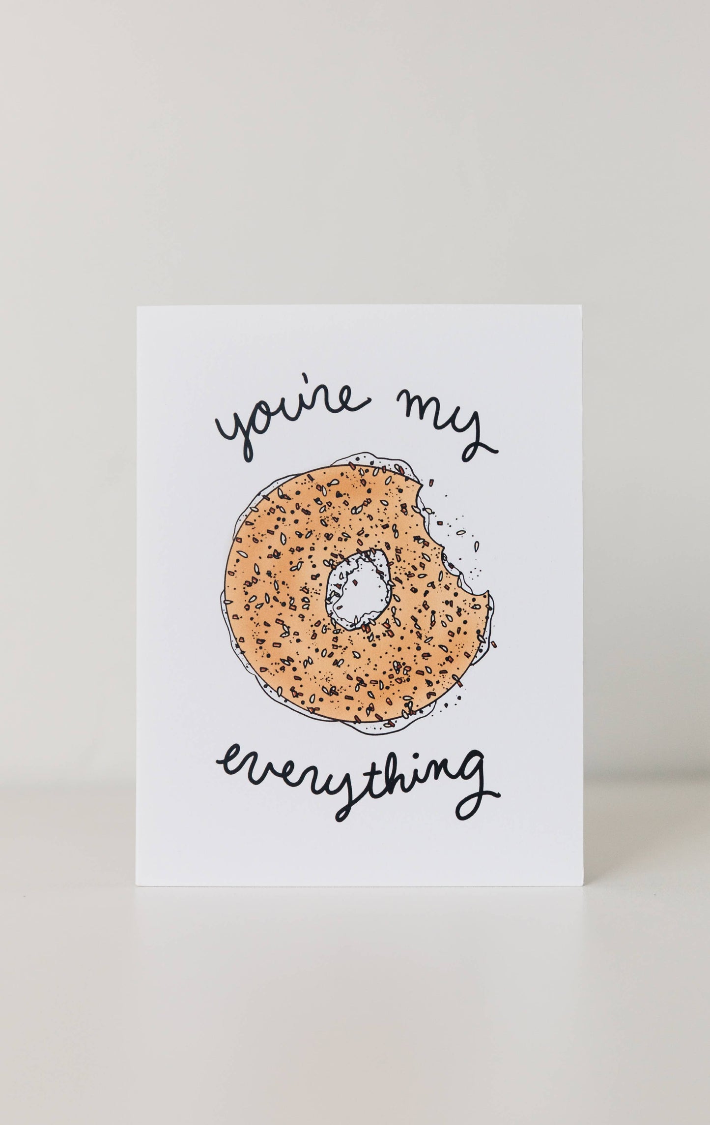 Everything Bagel Valentine’s Day Card - You’re My Everything