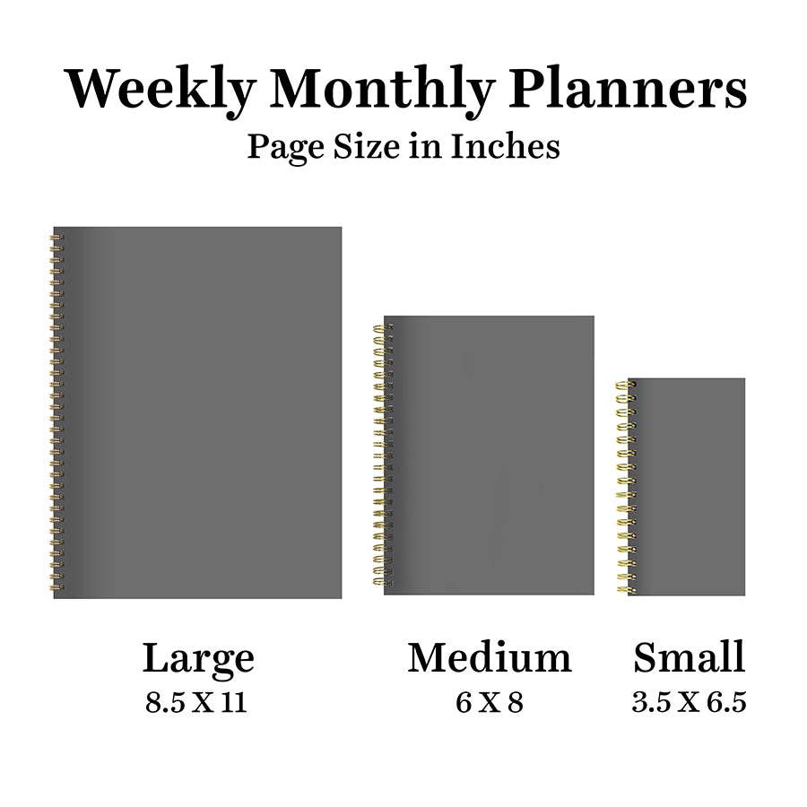 2027 All Week Long Medium Weekly Monthly Planner