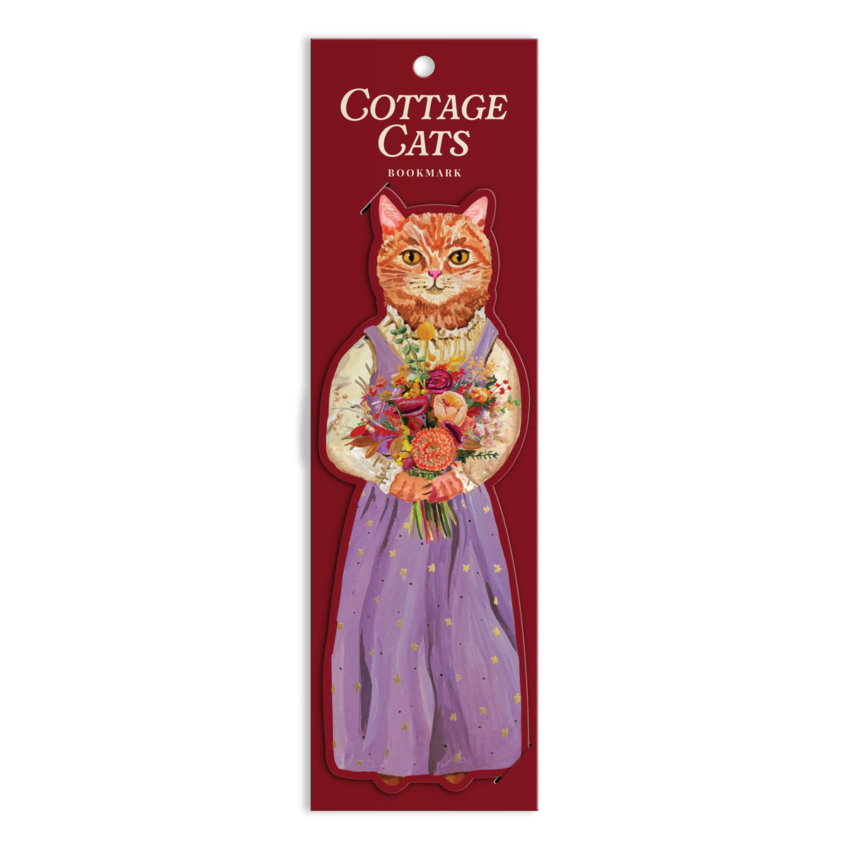 Cottage Cats Paper Bookmark