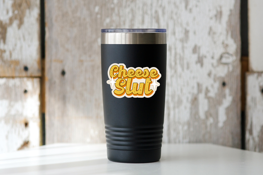 Cheese Slut Sticker - food, gourmet, creamery, wisconsin, wi