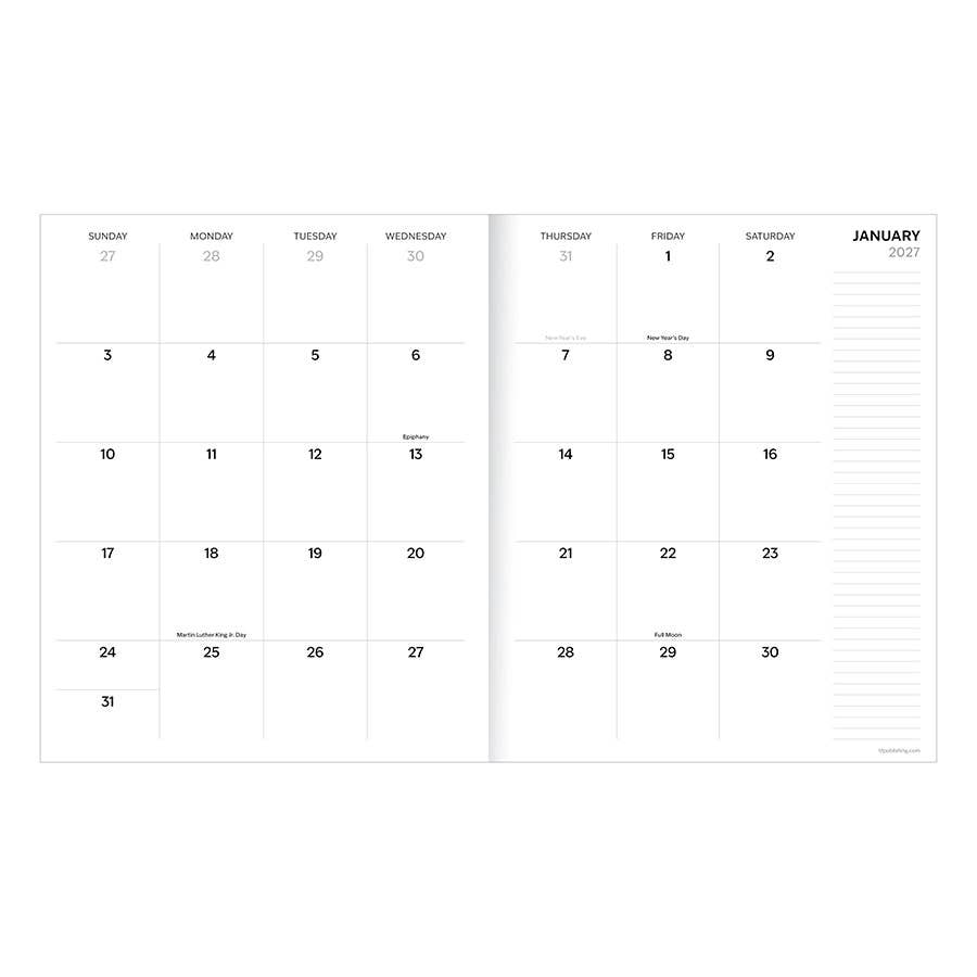 2027 Super Bee Large Monthly Planner