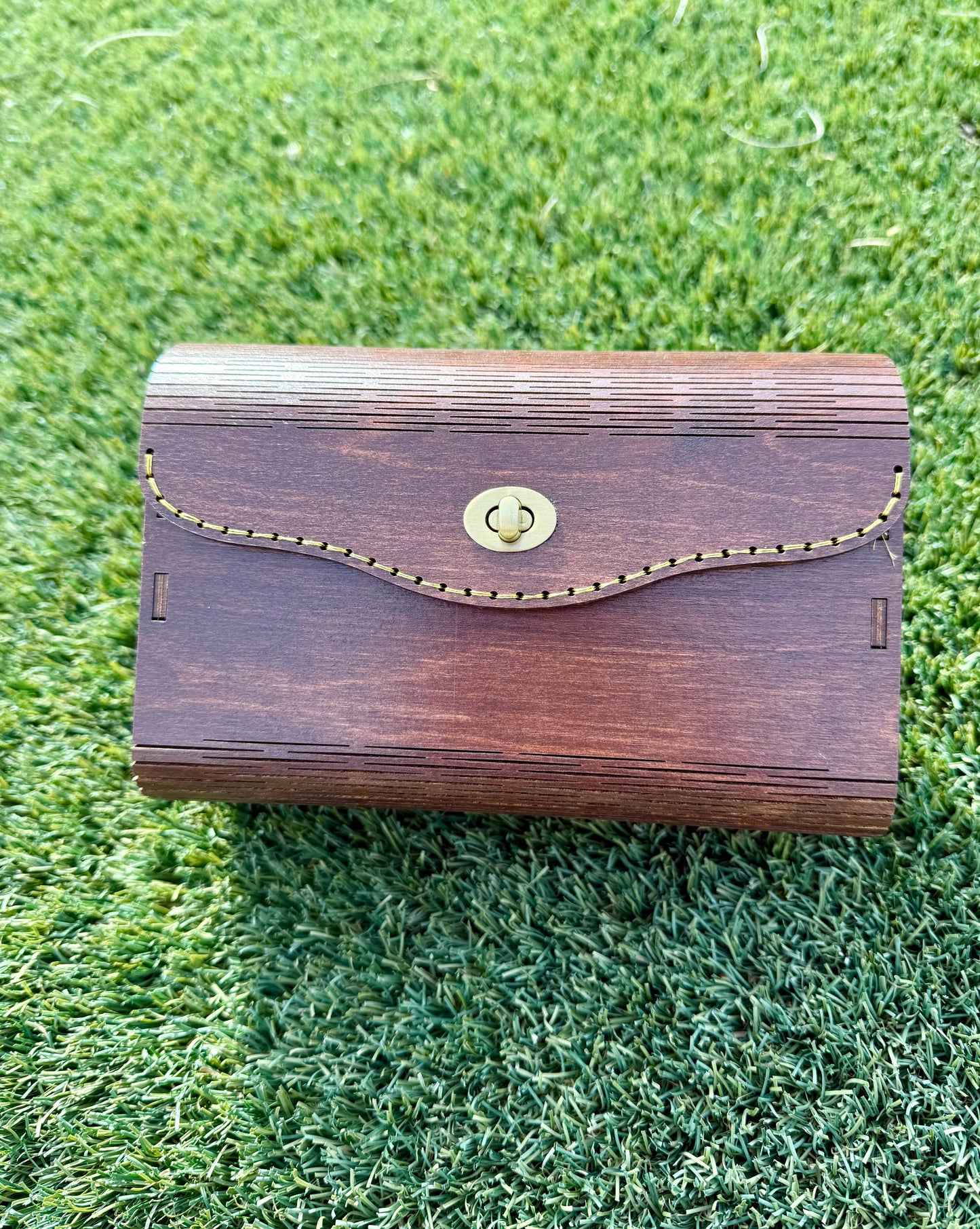 Enrique Aldana- Paul Bunyan Wooden Purse