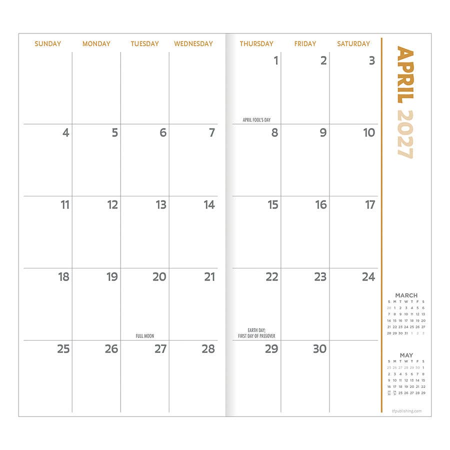 2027-2028 Maximal Mirage Small Monthly Pocket Planner