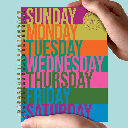 2027 All Week Long Medium Weekly Monthly Planner